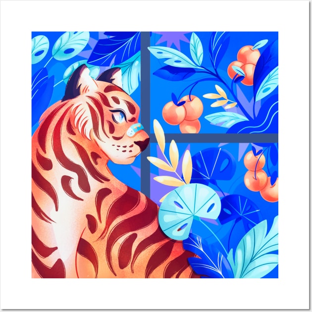 Tiger Nature Wall Art by nic_ochoa